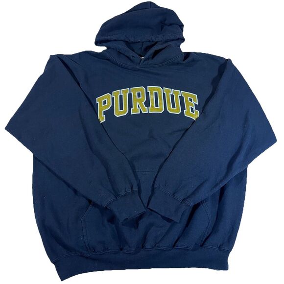 Gildan Ultra Blend Purdue University Pullover Hooded Sweatshirt Hoodie XL - Picture 1 of 7